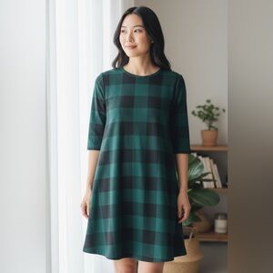 NWT Steve Madden Fatuma Dress XL Plaid Stitch Fix Exclusive Dark Academia